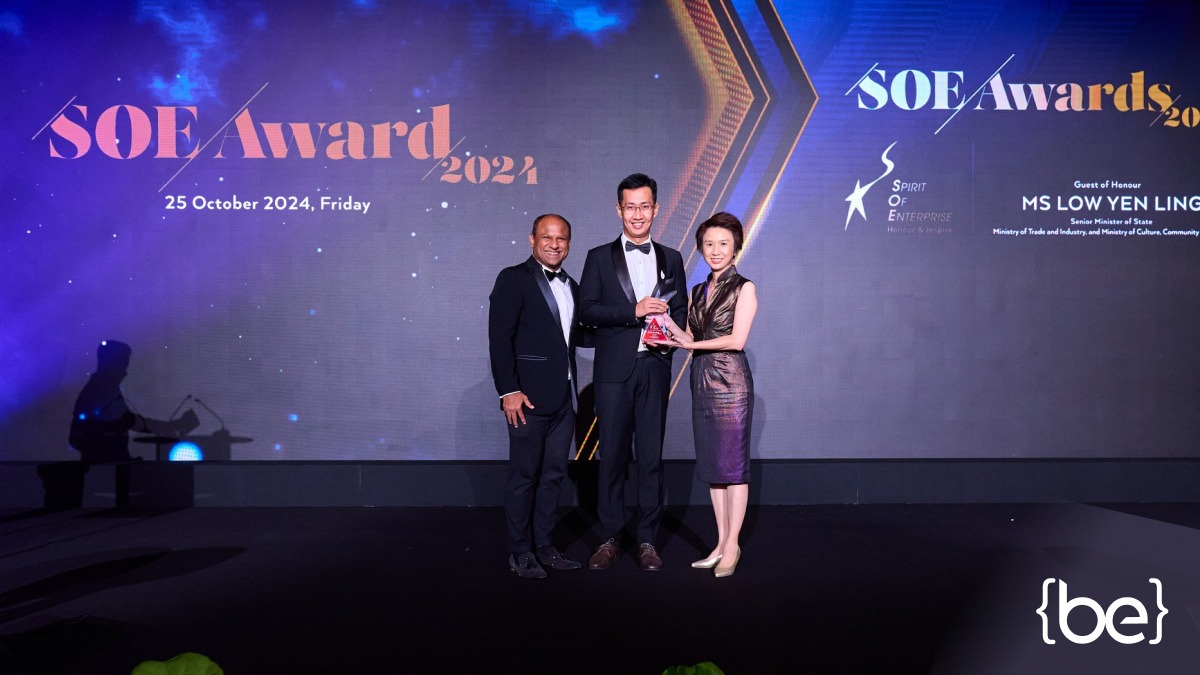 Celebrating our achievement: BeyondEdge wins at the SOE Awards 2024!